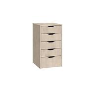 Commode Meuble de rangement coloris effet bois - Hauteur 71 x Longueur 40 x Profondeur 43 cm --
