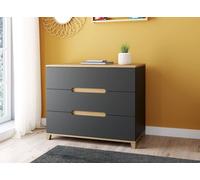 Commode Milor Anthracite & Bois TU