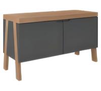 Commode moderne marron noir meubles de bureau de luxe en bois confortable