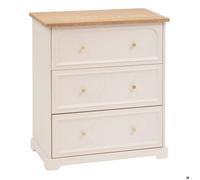 Atmosphera Commode Mohea Ivoire 3 tiroirs