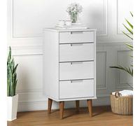 Commode MOLDE Bois de pin massif Rangement avec Tiroirs Stockage Pin vidaXL vida