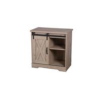 - Commode New York 1 porte coulissante - Marron - New York