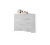 Commode - Poignées Etoile - Blanc