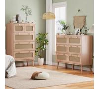 Commode pour chambre de bébé avec 4 tiroirs - Largeur 100 cm - Armoire en bois moderne - Rangement élégant