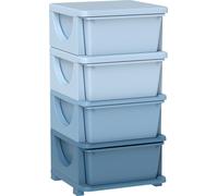 Commode pour enfants HOMCOM avec quatre tiroirs de rangement