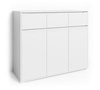 Commode Ruben 48x101.6cm avec tiroirs Blanc Vicco 34644