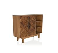 SANTJAGO WOOD L - Commode Couleur Bois Foncé