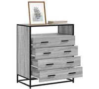 vidaXL Commode Sonoma Gris