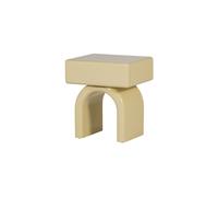 Commode/Table de chevet 57x50 cm MDF Jaune Pâle Zorel