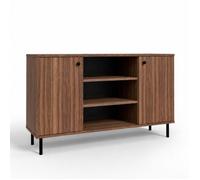 Commode VENUS 2 portes 73 × 137 cm - décor noyer