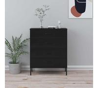 Commode Vert Menthe 80x35x101,5 cm Acier Buffet Armoire à Tiroirs vidaXL