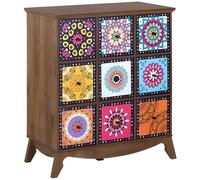 Commode vintage multicolore KUMA - BELIANI - Bois - Panneaux de particules - Tiroir(s) - Finition mate