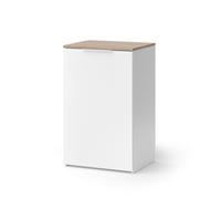 Commode Wido, 50x80cm avec étagère, Blanc, Vicco 57442