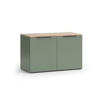 Commode Wido, 80x50cm avec 2 portes, Vert, Vicco 56605