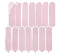 Commomy Plus épais Credence Adhesive pour Cuisine, Vinyle Carrelage Adhesif Mural Salle de Bain Cuisine Metro 3D, ImperméAble, Rosa FishScale(10 Pièces, 30,5 x 30,5 cm)