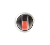 Eaton Bouton sélecteur M22-WRLK3-R 216845 - collerette plastique, levier noir - 1 pc