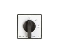 Commutateur à came étoile-triangle 3P 25A IP65 Coudure 25-22 avec plaque 922511