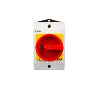 Eaton Commutateur à cames T0-2-8900/I1/SVB 20 A 690 V 3P+N IP65 rouge/jaune verrouillable