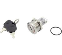 Commutateur à clé TRU COMPONENTS TC-GQ22-A-22Y/31/S203 1602520 250 V 5 A 2 x Off/On/On 2 x 45 ° IP40 1 pc(s)