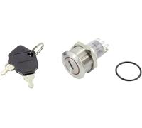 Commutateur à clé TRU COMPONENTS TC-GQ22-A-22Y/31/S203 1602520 250 V 5 A 2 x Off/On/On 2 x 45 ° IP40 1 pc(s)
