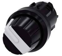 Commutateur à manette rond Siemens 3SU1000-2AS60-0AA0 bouton blanc 2 x 360 ° 1 pc(s)