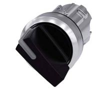 Commutateur à manette Siemens 3SU1052-2BC10-0AA0 levier noir 1 x 45 ° 1 pc(s)