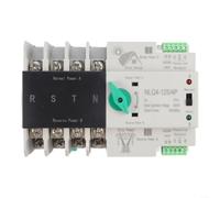Commutateur automatique 4P 400 V pour réseau PV, rail DIN pour ats avec 25 A/32 A/63 A, double interrupteur pour onduleur solaire et courant domestique, temps de commutation de 30 ms (25 A)
