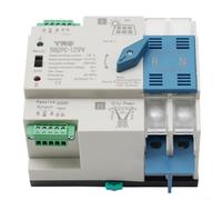 Commutateur automatique double puissance 2P 125 A pour générateur solaire PV Interrupteur CA avec rail DIN (2P 125 A 220 V)