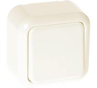 Commutateur beige ancien 1 touche 6 x 6 x 3 cm. Élégant et minimaliste, s'adapte à n'importe quel environnement, permettant un contrôle facile et efficace de la lumière. Qualité garantie.
