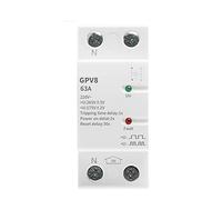 commutateur d'air GPV8-63 2 pôles Rail récupération automatique sur et sous tension dispositif de protection 40A 63A 80A 220VAC 1 pièces (Color : 40a, Size : GPV8-D 2P 220V)
