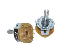 Commutateur de Bande RS25 Montage sur Panneau d'arbre L = 20 mm 1P11T 2P4T 2P5T 2P6T 3P3T 3P4T 4P3T Sélecteur de commutateur Rotatif Bande(1P11T)