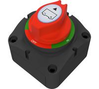 Commutateur de batterie Offgridtec pour la commutation entre deux circuits de batterie, des consommateurs et des sources de charge, 200 A