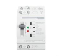 Commutateur de charge électrique 2P 63A 220V - Interrupteur de transfert automatique pour générateur et réseau - Solution compacte pour rail DIN pour un positionnement sûr de courant (B)