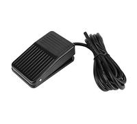 Commutateur de commande au pied TFS-01, 250VAC 10A, interrupteur à pédale momentané antidérapant, double joint en caoutchouc de silicone étanche IP67 pour perceuse table (Longueur de ligne 2 mètres)