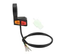 Commutateur de Guidon, Commutateur de Commande de Guidon Faible Haute Vitesse Simple Double Entraînement Eco Turbo Mode étanche pour ATV Scooter Moto électrique