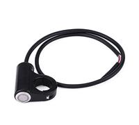 Commutateur de Guidon de Moto 7/8 "22mm Interrupteur de Montage sur Guidon Commutateur de Commande Bouton-poussoir Feux Antibrouillard Marche/Arrêt(Style A)