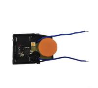 Commutateur de meuleuse d'angle 58,5 mm pour GWS 6-100 Métal | Taille 58,5 x 44 x 35,4 mm, convient pour GWS 6-100, contacts métalliques, 120 V, remplacement précis