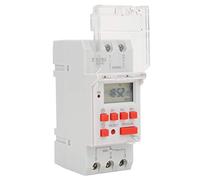 Commutateur de Minuterie, DC 24V 30A Contrôle Hebdomadaire Relais Temporisé LCD Programmable avec Fonction de Compte à Rebours On Off pour le Contrôle du Temps