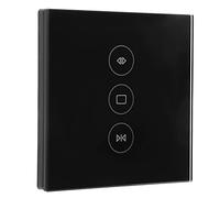 Commutateur de rideau Wi-Fi, prise en charge de la commande vocale Réglage de la scène Contrôle du rideau Wi-Fi Prise UE 110-240V Fonction de synchronisation pour pour appartement de(le noir)