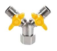 Commutateur de robinet de chauffe-eau de valve de gaz de placage | Robinet de chauffe-eau, robinet à tournant sphérique d'angle, Conversion de sortie de shnt, raccords 1/2(D)