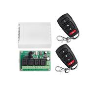 Commutateur de TéLéCommande DC12V 24V 4CH 433M Module de Relais à Quatre Voies de ContrôLe de RéCeption