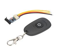 Commutateur de Télécommande de Relais, Mini Commutateur de Télécommande de Relais DC3.5V-12V avec Récepteur D'émetteur de Retard 433.92Mhz -113dBm, Commutateurs D'éclairage Mural