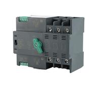 Commutateur de transfert automatique 3P 6A-125A, double Source d'alimentation, commutateur de transfert automatique AC220V, montage sur Rail DIN(16A)