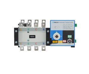 Commutateur de transfert automatique ATS double puissance AC220V 100A 160A 4P for pièces de générateur Diesel, Module de commande, disjoncteur(160A 4P ATS)