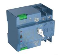 Commutateur de transfert automatique double alimentation 2P 63 A | 2P 63 A, commutation de 30 ms, double source d'entrée, sortie ininterrompue, interruption minimale de l'alimentation