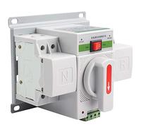 Commutateur de Transfert Automatique Double Puissance 220V 63A 2P Mini Disjoncteur de Commutateur de Transfert Intelligent à Double Puissance
