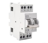 Commutateur de transfert d'alimentation manuel 25mm² Câble solaire PV | S'adapte au rail DIN standard, ne prend que 2 ans d'espace, installation efficace de l'armoire compteur, peu encombrant