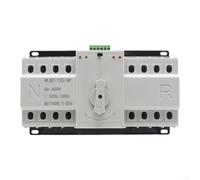 Commutateur de transfert double puissance 4P 125A commutateur automatique | Commutation automatique, 4 broches, 63A, priorité secteur, alimentation ininterrompue, sûr