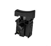 Commutateur de tronçonneuse électrique anti-blocage Pièce de rechange pour scies à une main/ABS Bouton de verrouillage de sécurité évalué 10 A 250 V/ Compact 29 x 51 mm Accessoire