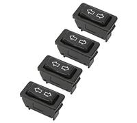 Commutateur de vitre électrique à 5 broches, commutateurs universels de levage de verre de voiture à double flèches 4PCS DC12V 24V pour automobiles